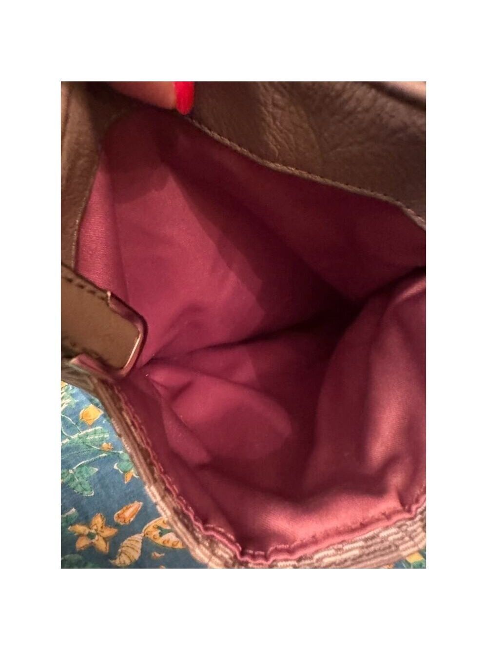 Coach Madison Op Art Needlepoint Swingpack - Picture 14 of 15